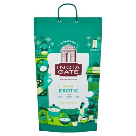 INDIA GATE BASMATI RICE EXOTIC   10KG