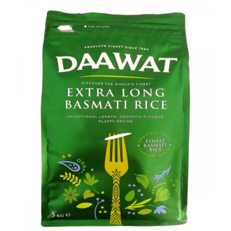 DAAWAT EXTRA LONG BASMATI RICE 5KG