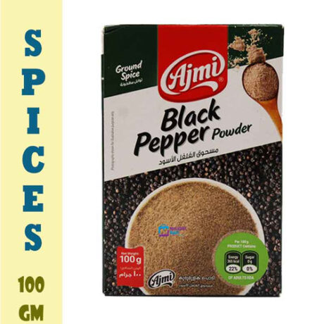 AJ BLACK PEPPER POWDER 100GM